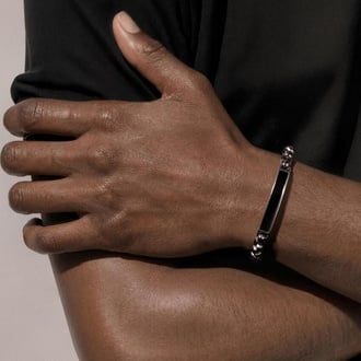 Onyx Inlay Bracelet