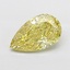 1.80 Ct. Fancy Intense Yellow Pear Lab Grown Diamond