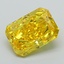 2.56 Ct. Fancy Vivid Yellow Radiant Lab Grown Diamond