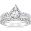 18K White Gold Ellora Diamond Ring with Luxe Sienna Diamond Ring (5/8 ct. tw.)