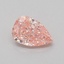 0.59 Ct. Fancy Vivid Pink Pear Lab Grown Diamond