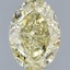 1.53 Ct. Fancy  Yellow Oval Lab Grown Diamond