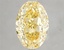 5.01 Ct. Fancy Vivid Yellow Oval Lab Grown Diamond