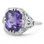 Art Nouveau Amethyst Vintage Ring