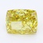 1.50 Ct. Fancy Intense Yellow Cushion Lab Grown Diamond