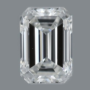 Emerald diamond — real photo