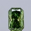 1.04 Ct. Fancy Vivid Green Radiant Lab Grown Diamond