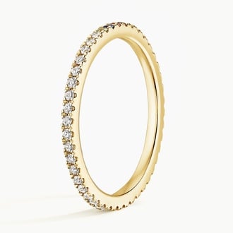 Birthstone Ballad Personalized Pavé Lab Diamond Ring (1/3 ct. tw.)