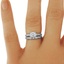The Deirdre Matched Set, smallzoomed in top view on a hand