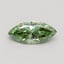 0.70 Ct. Fancy Vivid Green Marquise Lab Grown Diamond