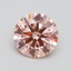 1.73 Ct. Fancy Intense Pink Round Lab Grown Diamond