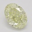 2.03 Ct. Fancy Light Yellow Oval Diamond