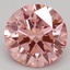 1.03 Ct. Fancy Vivid Pink Round Lab Grown Diamond