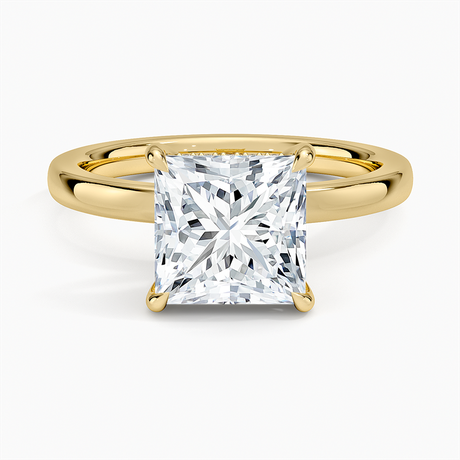 Audrey Perfect Fit Hidden Halo 2mm Diamond Ring