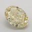 2.82 Ct. Fancy Intense Yellow Oval Lab Grown Diamond