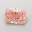 1.53 Ct. Fancy Intense  Pink Cushion Lab Grown Diamond
