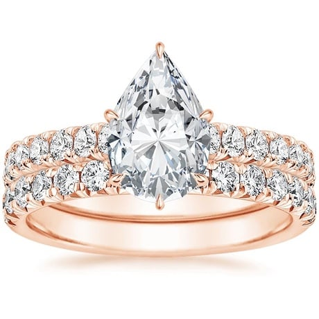 14K Rose Gold Sienna Diamond Bridal Set (7/8 ct. tw.)