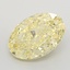 2.05 Ct. Fancy Vivid Yellow Oval Lab Grown Diamond