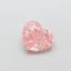 0.99 Ct. Fancy Intense  Pink Heart Lab Grown Diamond