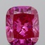 1.35 Ct. Fancy Vivid Pink Cushion Lab Grown Diamond