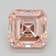3.02 Ct. Fancy Intense  Pink Asscher Lab Grown Diamond