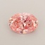 0.52 Ct. Fancy Intense Pink Oval Lab Grown Diamond