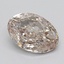 1.07 Ct. Light  Brown Oval Lab Grown Diamond