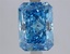 3.03 Ct. Fancy Vivid Blue Blue Radiant Lab Grown Diamond