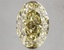 5.02 Ct. Fancy Intense Yellow Oval Lab Grown Diamond