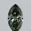 0.51 Ct. Fancy Vivid Green Marquise Lab Grown Diamond