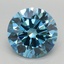 4.02 Ct. Fancy Vivid Blue Round Lab Grown Diamond