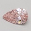 0.46 Ct. Fancy Intense Pink Pear Lab Grown Diamond