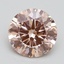 2.51 Ct. Fancy Light Pink Round Lab Grown Diamond