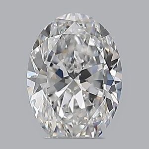 Oval diamond — real photo