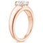14K Rose Gold Adrian Solitaire Ring, smallside view