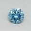 0.42 Ct. Fancy Vivid Blue Round Lab Grown Diamond