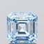 1.51 Ct. Fancy Intense Blue Asscher Lab Grown Diamond