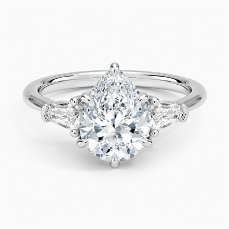 Shield Cut Three Stone Diamond Ring (1/4 ct. tw.)