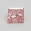 1.50 Ct. Fancy Intense Pink Princess Lab Grown Diamond