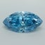 4.02 Ct. Fancy Vivid  Blue Marquise Lab Grown Diamond