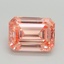 2.51 Ct. Fancy Vivid Pink Emerald Lab Grown Diamond
