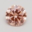 1.60 Ct. Fancy Intense Pink Round Lab Grown Diamond