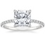 18K White Gold Delicate Amelie Diamond Ring (1/6 ct. tw.), smalltop view