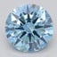 2.25 Ct. Fancy Intense Blue Round Lab Grown Diamond