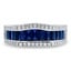 Custom Sapphire Baguette Band