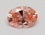 1.30 Ct. Fancy Vivid Pink Oval Lab Grown Diamond