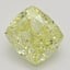 3.01 Ct. Fancy Yellow Cushion Diamond