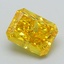 2.16 Ct. Fancy Vivid Yellow Radiant Lab Grown Diamond