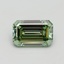 1.01 Ct. Fancy Intense Pacific Green Emerald Lab Grown Diamond