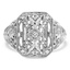 Custom Old Hollywood Milgrain and Filigree Ring